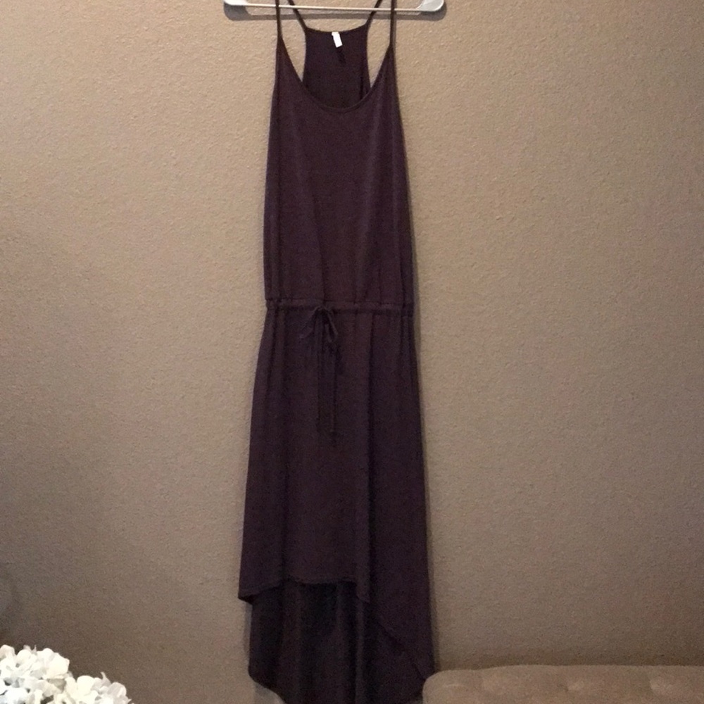 Brown racerback dress